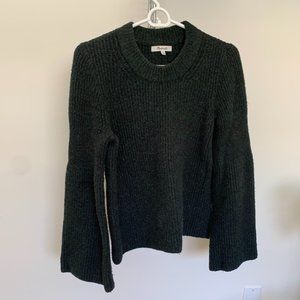 Madewell Forest Green Bell Sleeve Sweater